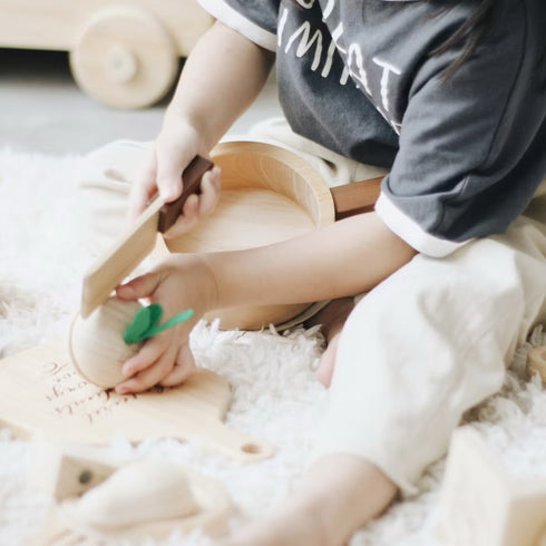 Wooden Veggies Set